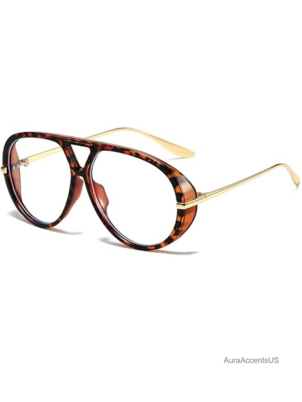 Oversized Aviator Sunglasses UV400 Shield Retro 70s Unisex